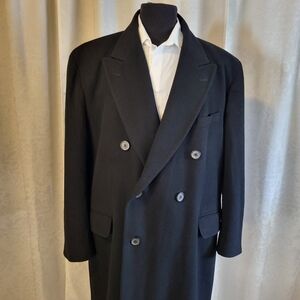 Lauren Ralph Lauren Lord & Taylor Men's Wool Jacket, Coat Size 46R, Black